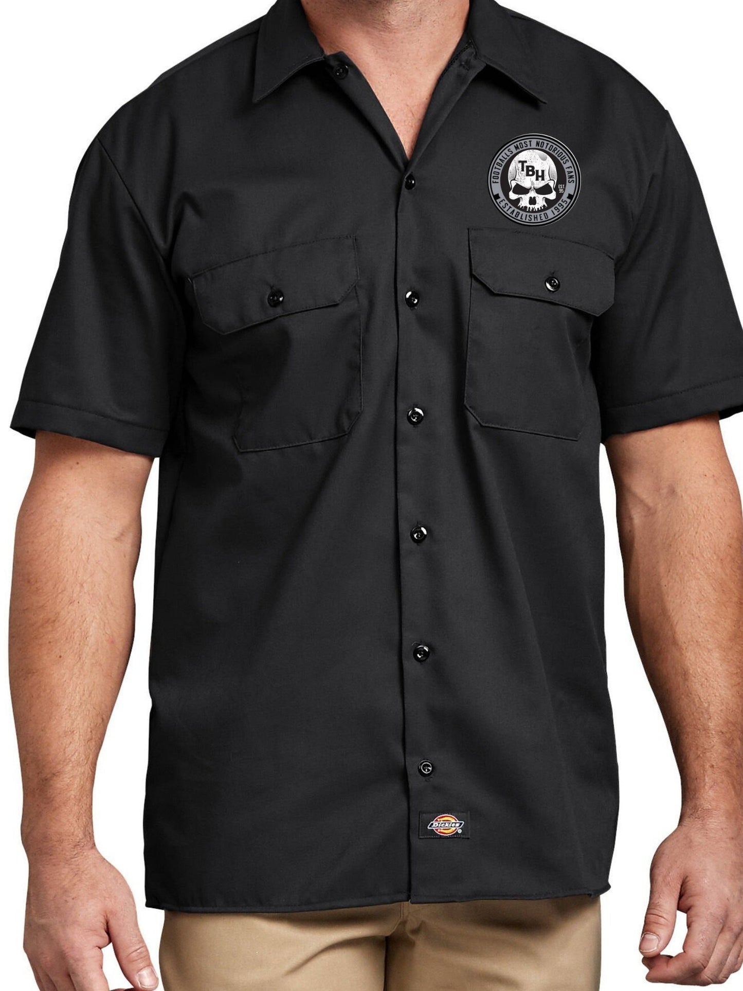 Dickies Shirt SKULL & FLAG