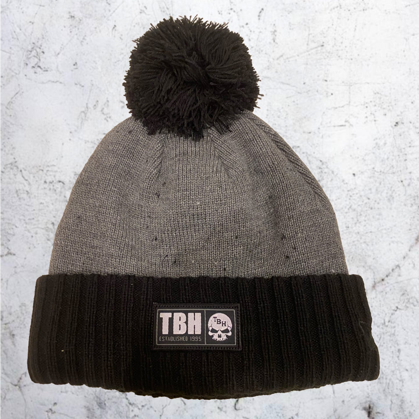 TBH Beanie - Black and Silver