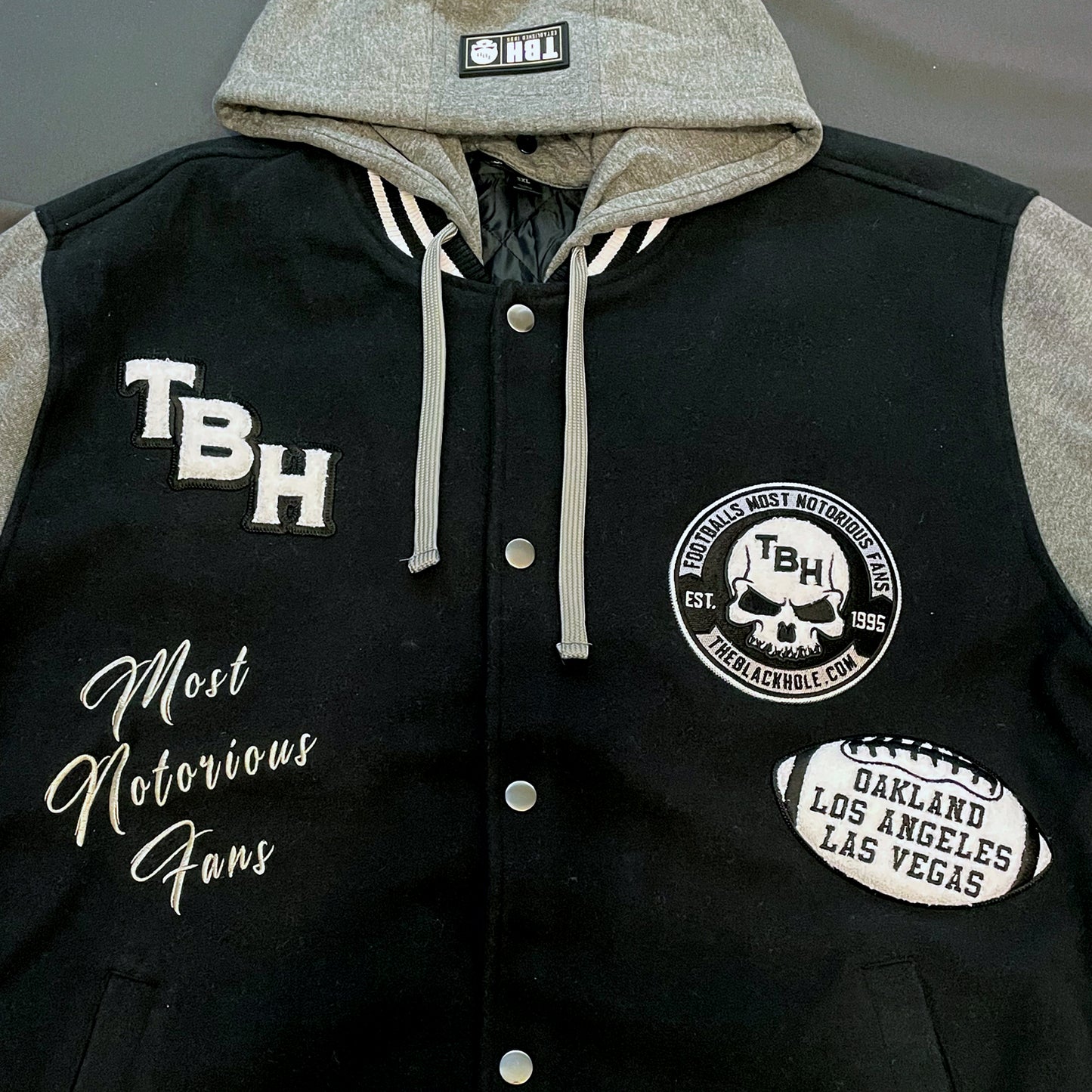 The Black Hole "Notorious" New VarCity Jacket TBH