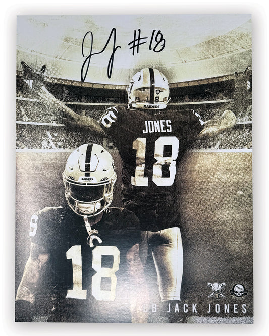 Jack Jones' Autographed 8.5”X11” Custom Photo