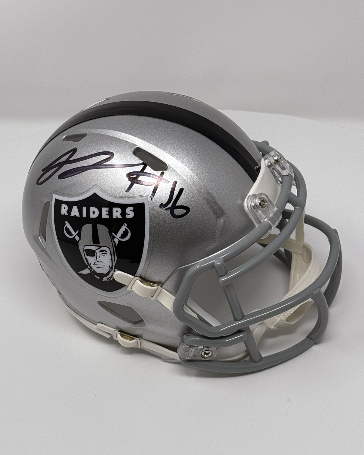 Jakobi Meyers' Collector's Mini-Helmet