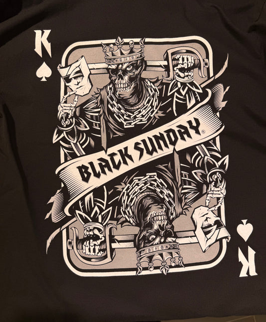 Black Sunday T-Shirt Skull Card